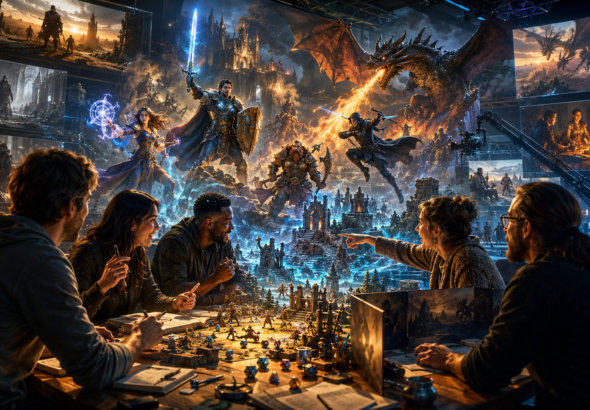 TTRPGs Tabletop Role-Playing Games and AI Movie Making