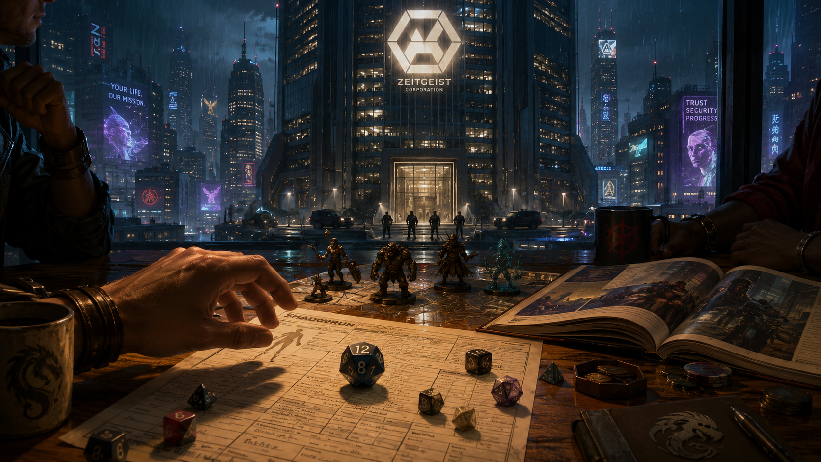 Shadowrun - Tabletop Role-Playing Games - Evil Corporations Mega Corporations
